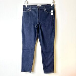 GAP 1969 Jean Women 32 S Dark Wash Stretch Mid Rise True Skinny NWT